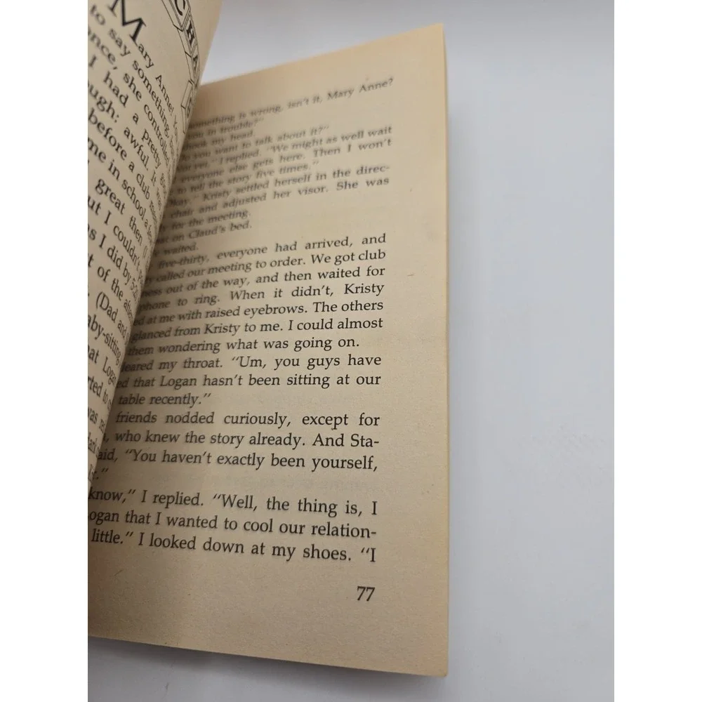 The Babysitters Club Book #41 The Baby-sitters Thought Mary Anne And Logan Would